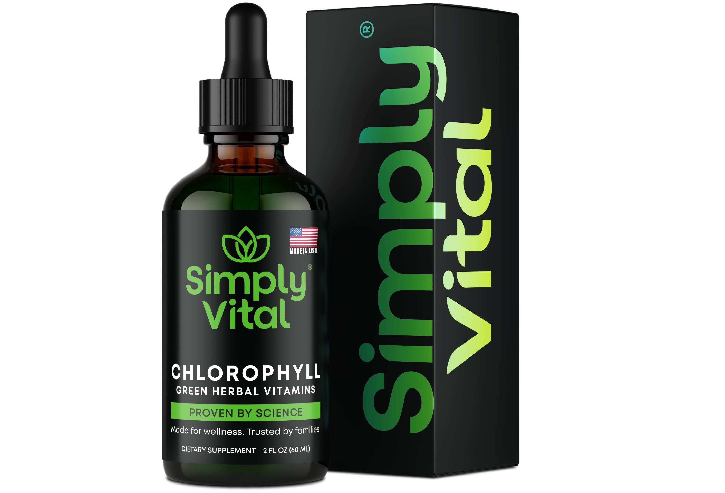 Natural chlorophyll drops formula